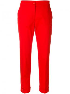 Зауженные брюки Etro. Цвет: красный
