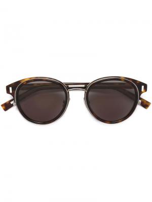 Солнцезащитные очки Black Tie Dior Eyewear. Цвет: коричневый
