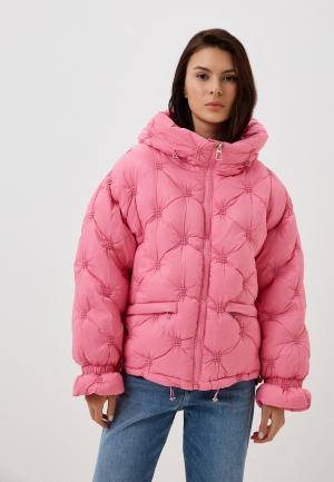 Куртка утепленная Pink Orange. Цвет: розовый