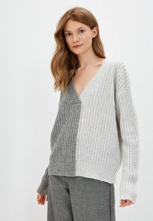 Пуловер Ichi. Цвет: серый