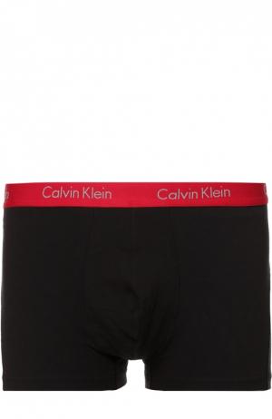 Хлопковые боксеры с широкой резинкой Calvin Klein Underwear. Цвет: черный