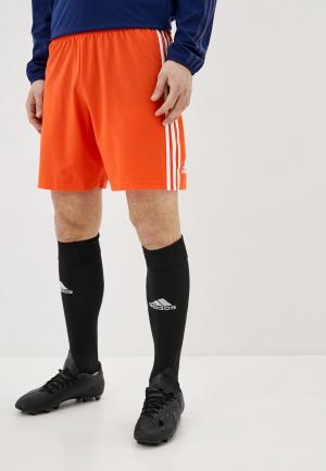 Шорты спортивные adidas. Цвет: оранжевый