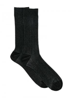 Трикотажные носки N/A. Цвет: чёрный