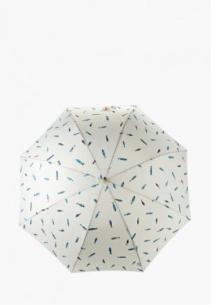 Зонт-трость Kawaii Factory. Цвет: белый