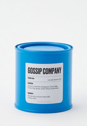 Свеча ароматическая Gossip Company. Цвет: синий
