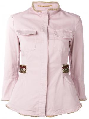 Куртка-рубашка Bazar Deluxe. Цвет: розовый и фиолетовый