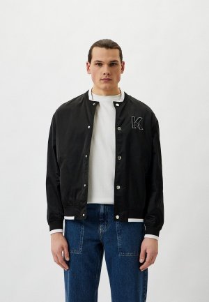 Куртка Karl Lagerfeld. Цвет: черный