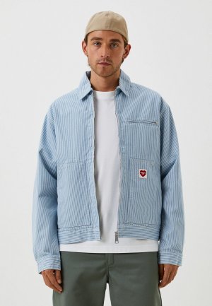 Куртка джинсовая Carhartt WIP. Цвет: голубой