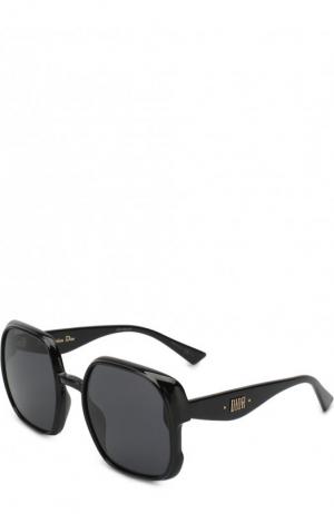 Солнцезащитные очки Dior. Цвет: черный