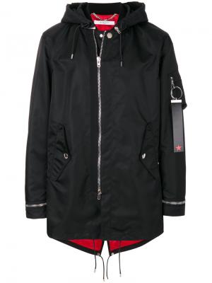 Пальто с капюшоном Givenchy. Цвет: чёрный