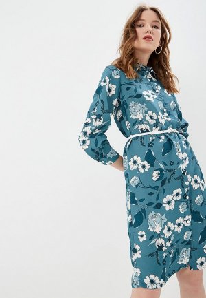 Платье Анна Голицына. Цвет: бирюзовый