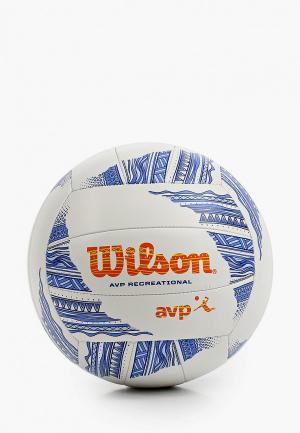 Мяч волейбольный Wilson. Цвет: белый