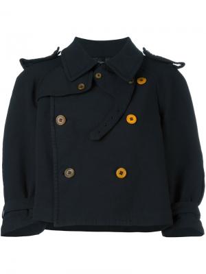 Укороченная куртка Comme Des Garçons. Цвет: чёрный