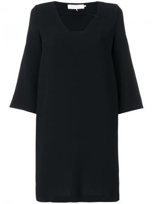 Платье с V-образным вырезом LAutre Chose L'Autre. Цвет: чёрный