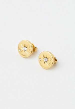 Серьги Guess. Цвет: золотой