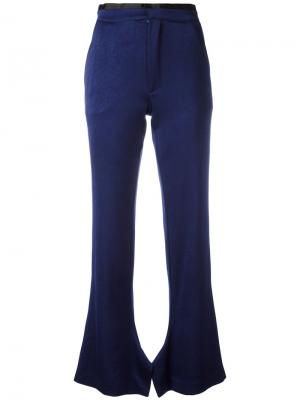 Расклешенные брюки Olive Erika Cavallini. Цвет: синий