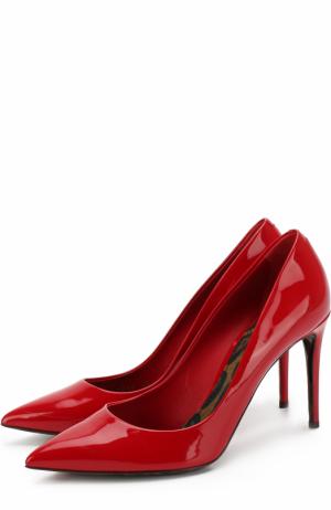 Лаковые туфли Kate на шпильке Dolce & Gabbana. Цвет: красный