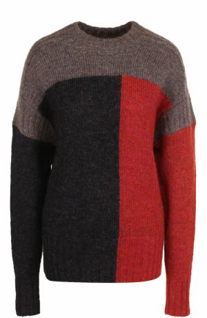 Вязаный пуловер с круглым вырезом Isabel Marant Etoile. Цвет: разноцветный
