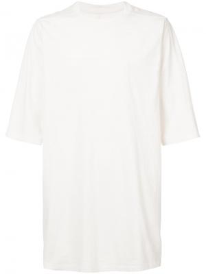 Оверсайз-футболка Rick Owens. Цвет: телесный