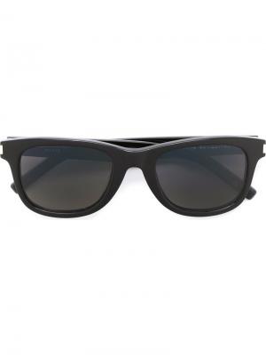 Солнцезащитные очки Saint Laurent Eyewear. Цвет: чёрный
