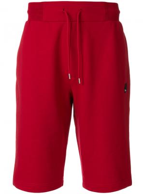 Трикотажные спортивные шорты McQ Alexander McQueen. Цвет: красный