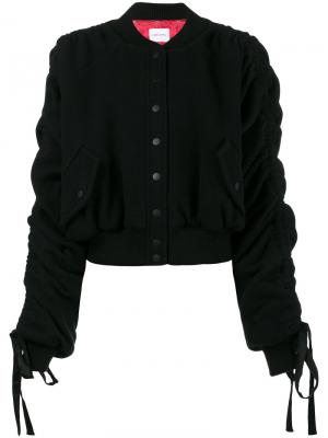 Куртка-бомбер Clarice Magda Butrym. Цвет: чёрный