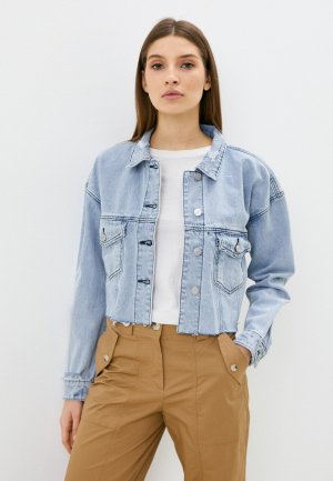 Куртка джинсовая Concept Club. Цвет: голубой