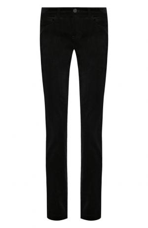Укороченные хлопковые брюки Dolce & Gabbana. Цвет: черный