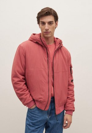 Куртка утепленная Finn Flare. Цвет: розовый