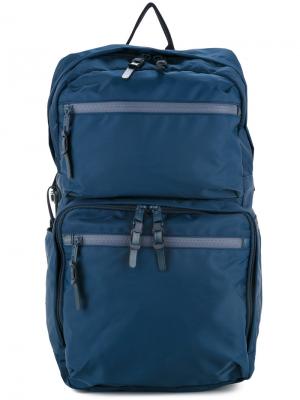 Нейлоновый саржевый рюкзак 210D As2ov. Цвет: синий