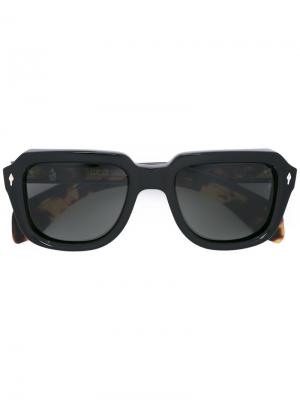 Солнцезащитные очки в квадратной оправе Jacques Marie Mage. Цвет: чёрный
