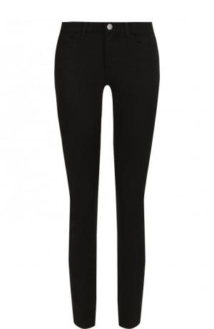 Однотонные джинсы-скинни MiH Jeans. Цвет: черный
