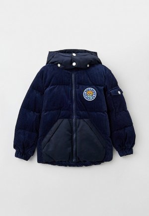 Куртка утепленная Moschino Kid. Цвет: синий