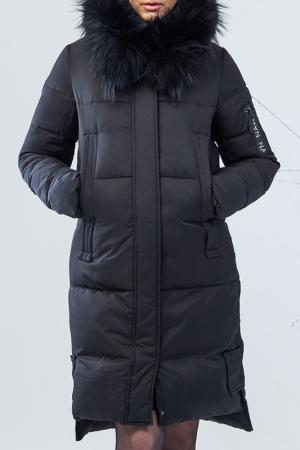 Зимняя куртка Clasna. Цвет: черный