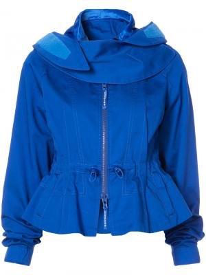 Куртка с баской Givenchy. Цвет: синий