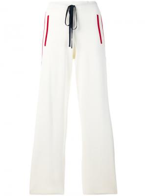Спортивные брюки с полосками по бокам P.A.R.O.S.H.. Цвет: телесный