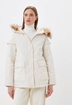 Куртка утепленная Snow Airwolf. Цвет: белый