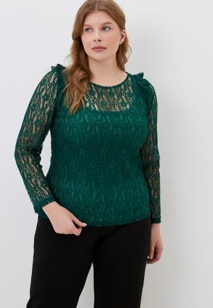 Блуза и топ Svesta. Цвет: зеленый
