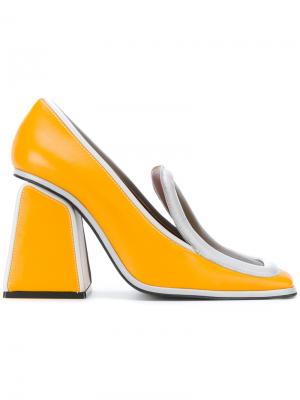 Туфли Tri-Coloured Moccasin Marni. Цвет: жёлтый и оранжевый