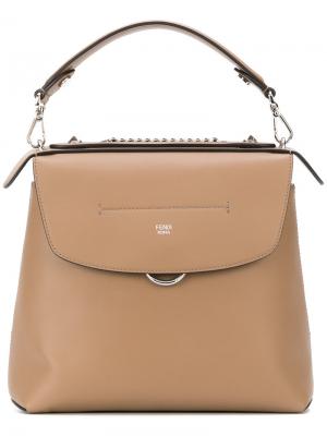 Классический рюкзак Fendi. Цвет: коричневый