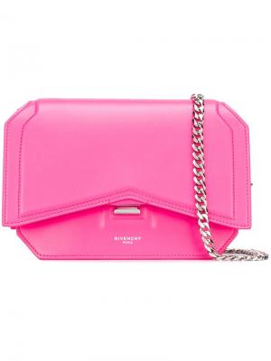 Сумка через плечо Bow-Cut мини Givenchy. Цвет: розовый и фиолетовый