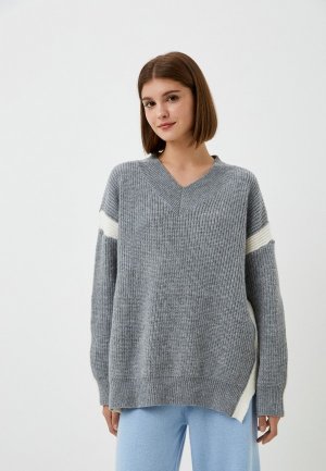 Пуловер LeOtra. Цвет: серый