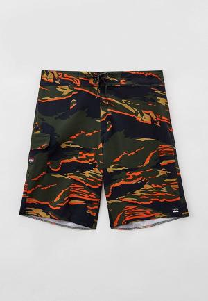 Шорты для плавания Billabong. Цвет: хаки