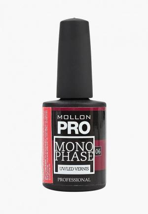 Гель-лак для ногтей Mollon Pro. Цвет: розовый
