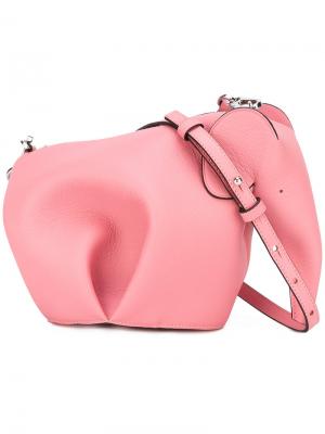 Сумка через плечо Elephant Loewe. Цвет: розовый и фиолетовый