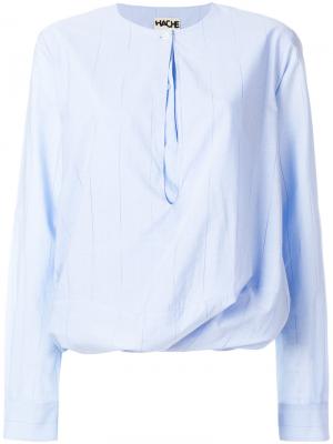 Полосатая блузка Hache. Цвет: синий