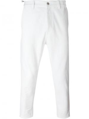 Укороченные брюки Jil Sander. Цвет: белый