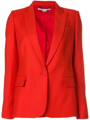 Классический пиджак Stella McCartney. Цвет: красный