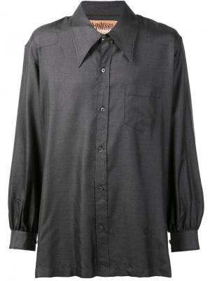 Рубашка свободного кроя Andreas Kronthaler For Vivienne Westwood. Цвет: серый