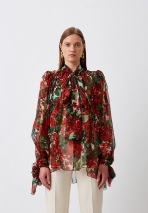 Блуза Dolce&Gabbana. Цвет: красный